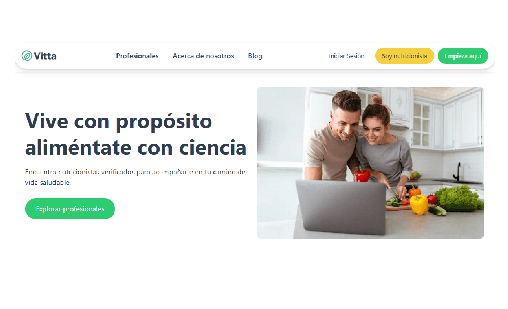 Vitta — Plataforma para nutricionistas